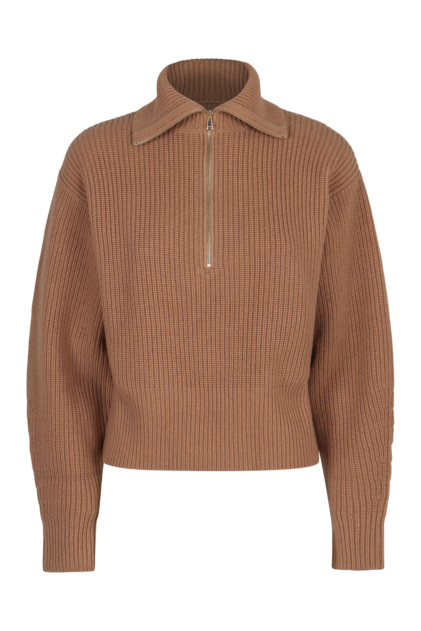Max Mara Nadar Sweater In Wool And Cashmere In Brown