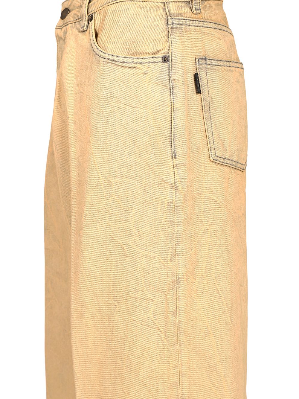 Haikure Bethany Overdyed Jeans In Overdyed Camel