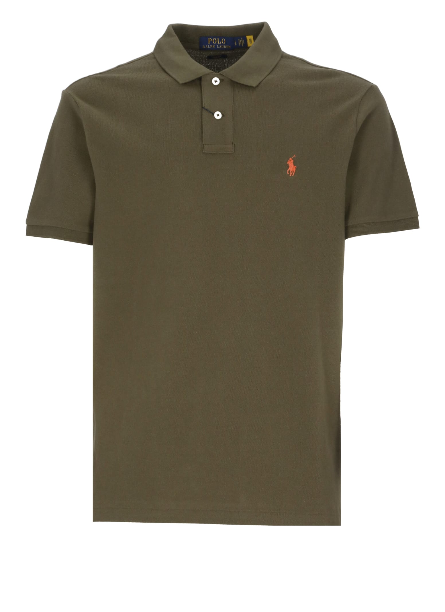 Shop Ralph Lauren Polo Shirt With Pony In Green