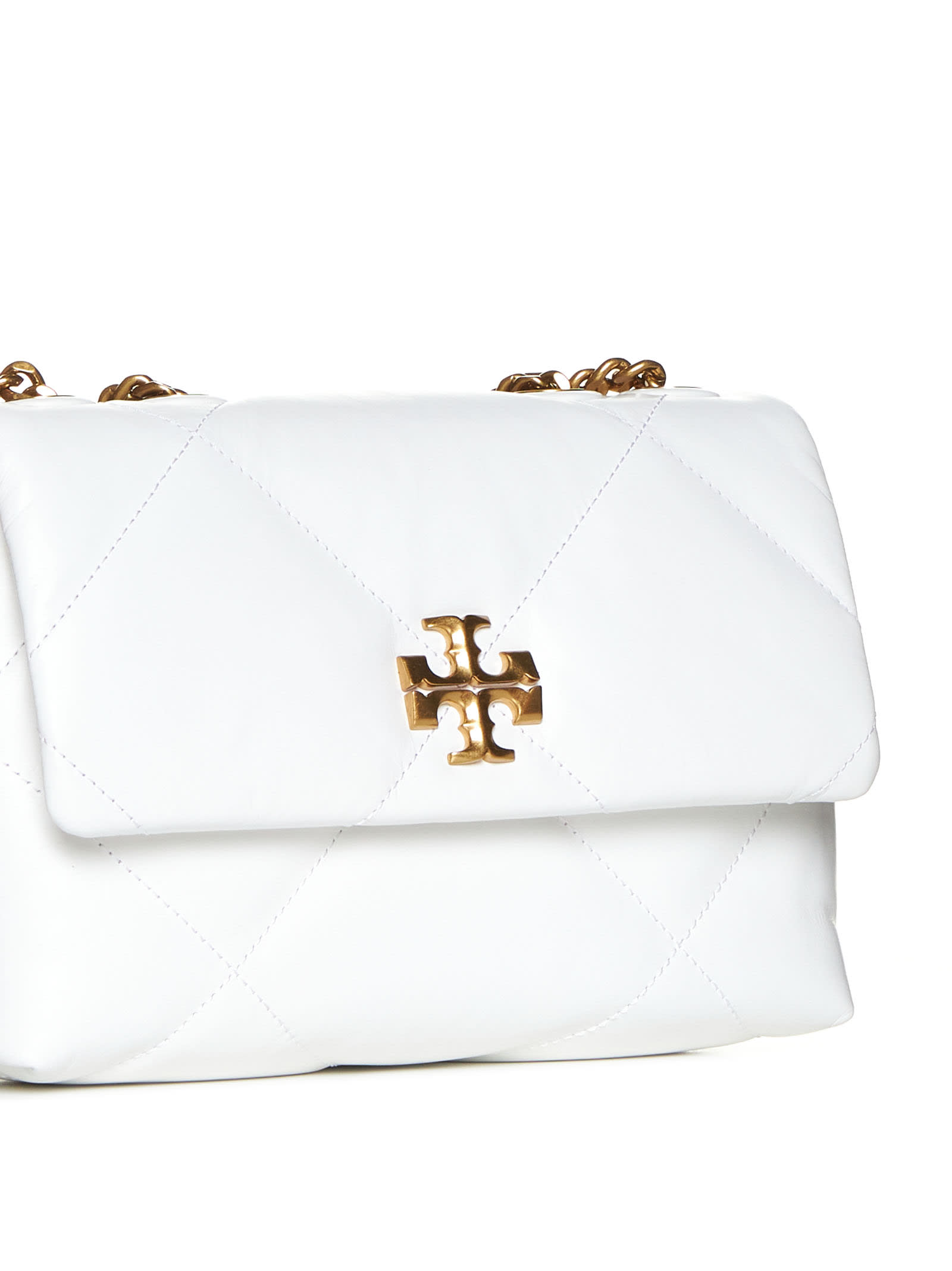 Tory Burch Kira Shoulder Bag In Blanc