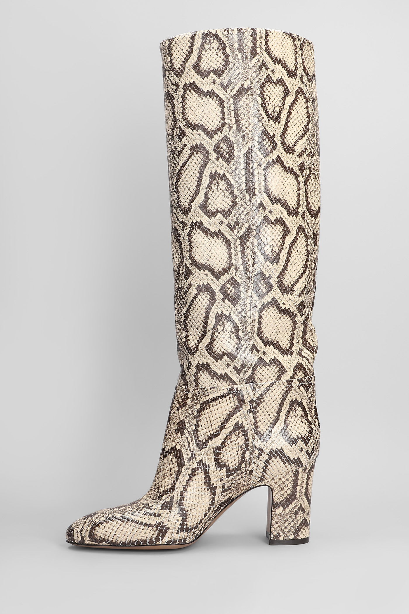 Paris Texas Lavinia Boot 75 High Heels Boots In Python Print Leather In Multi