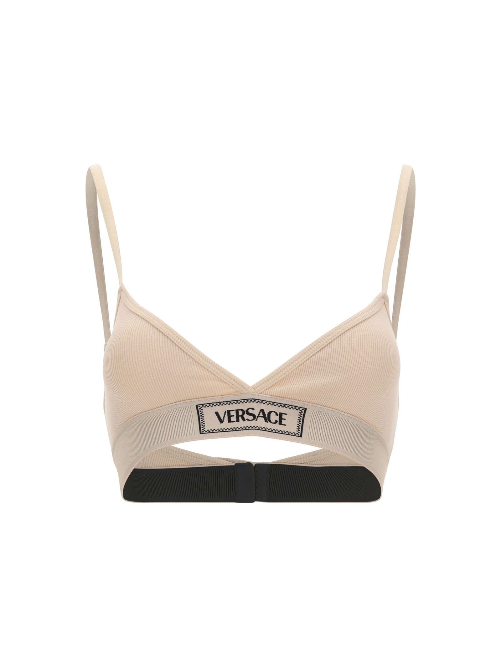 Shop Versace Underwear Top In Chiffon