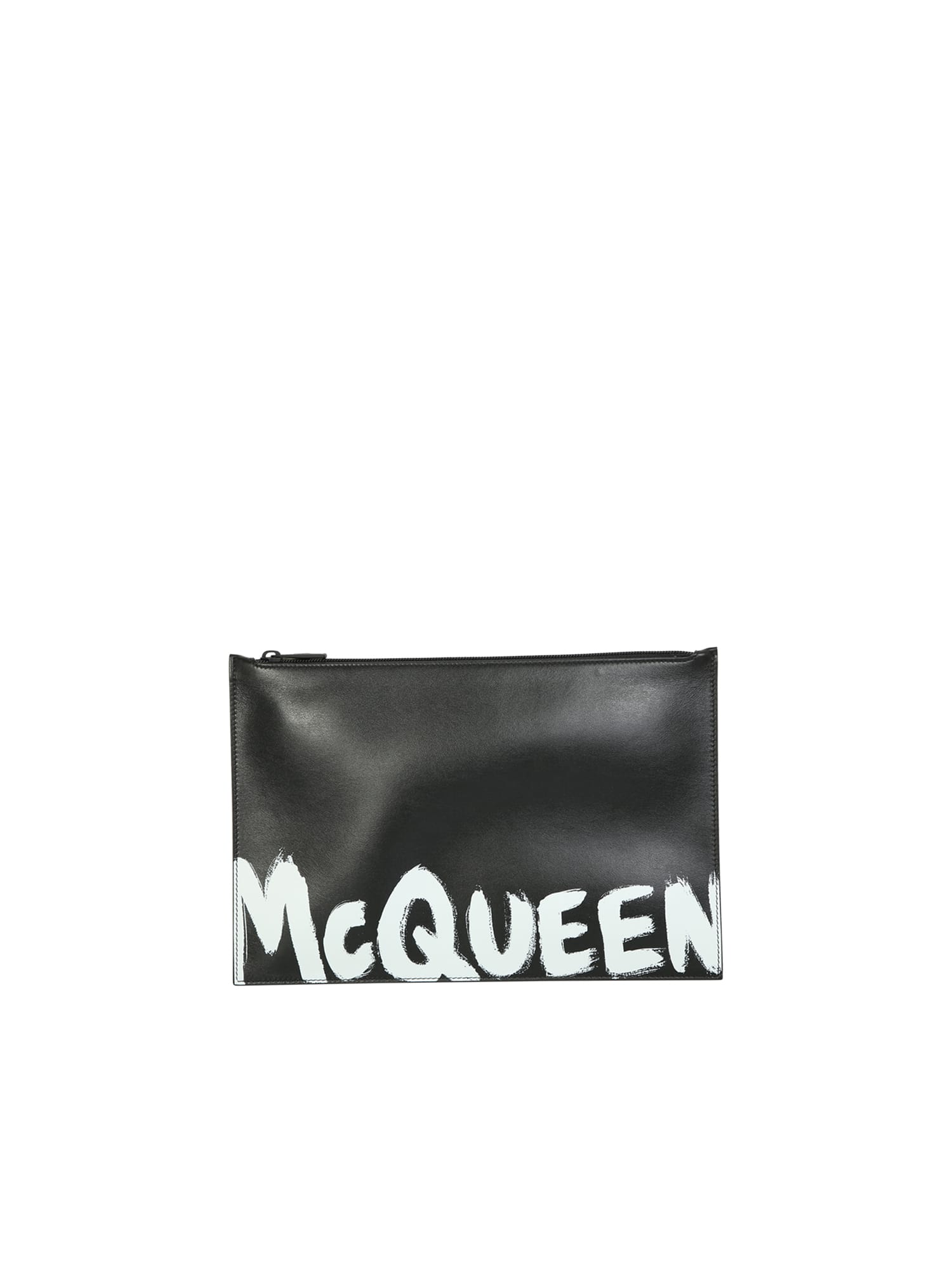 Alexander McQueen Clutch With Printed Logo