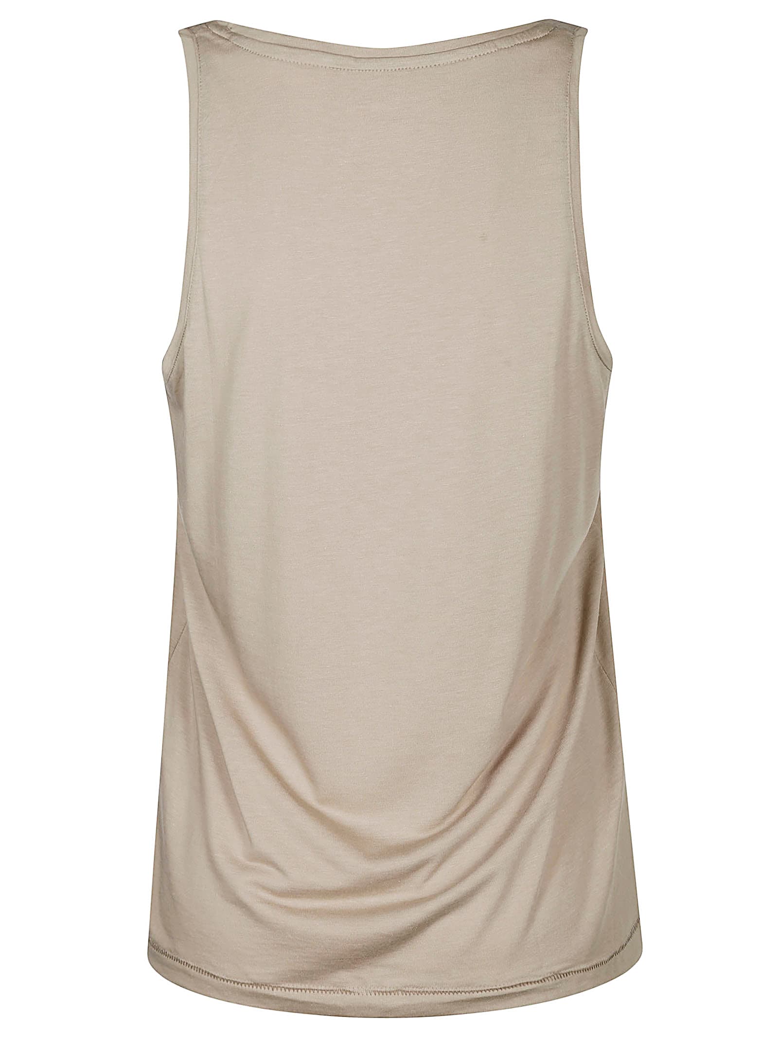 Majestic Scoop-neck Top In Brown