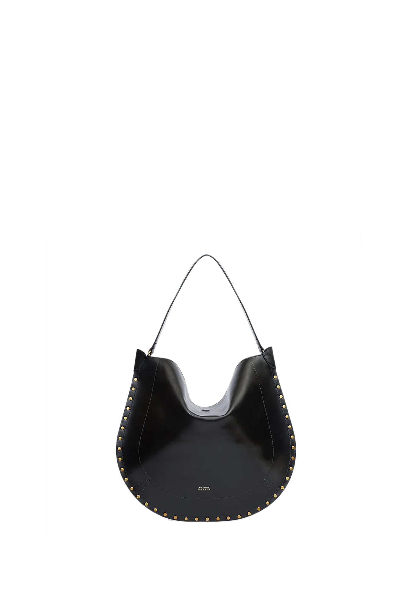 Shop Isabel Marant Oskan Shoulder Bag In Black