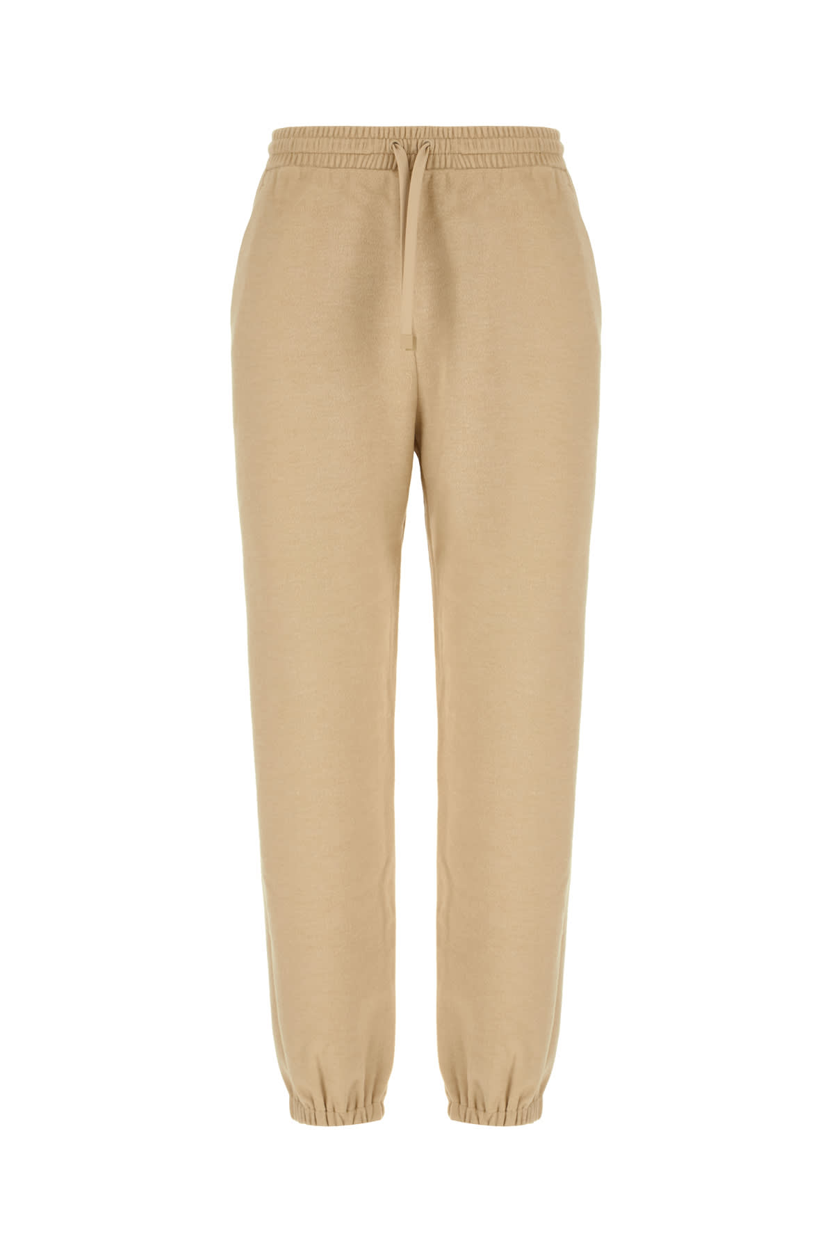 Weekend Max Mara Sand Polyester Blend Joggers In Cacha