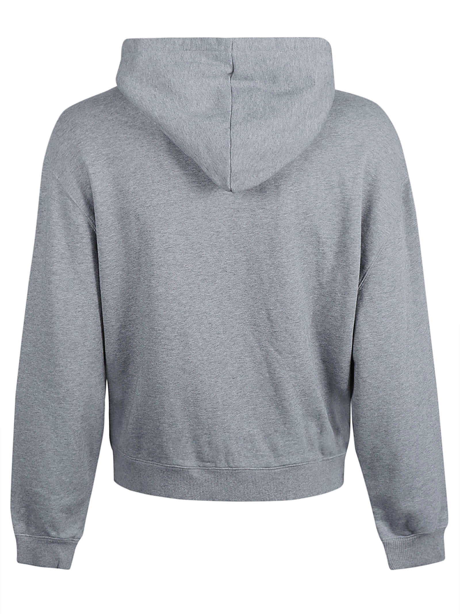 Shop Axel Arigato Logo Zip Hoodie In Grey