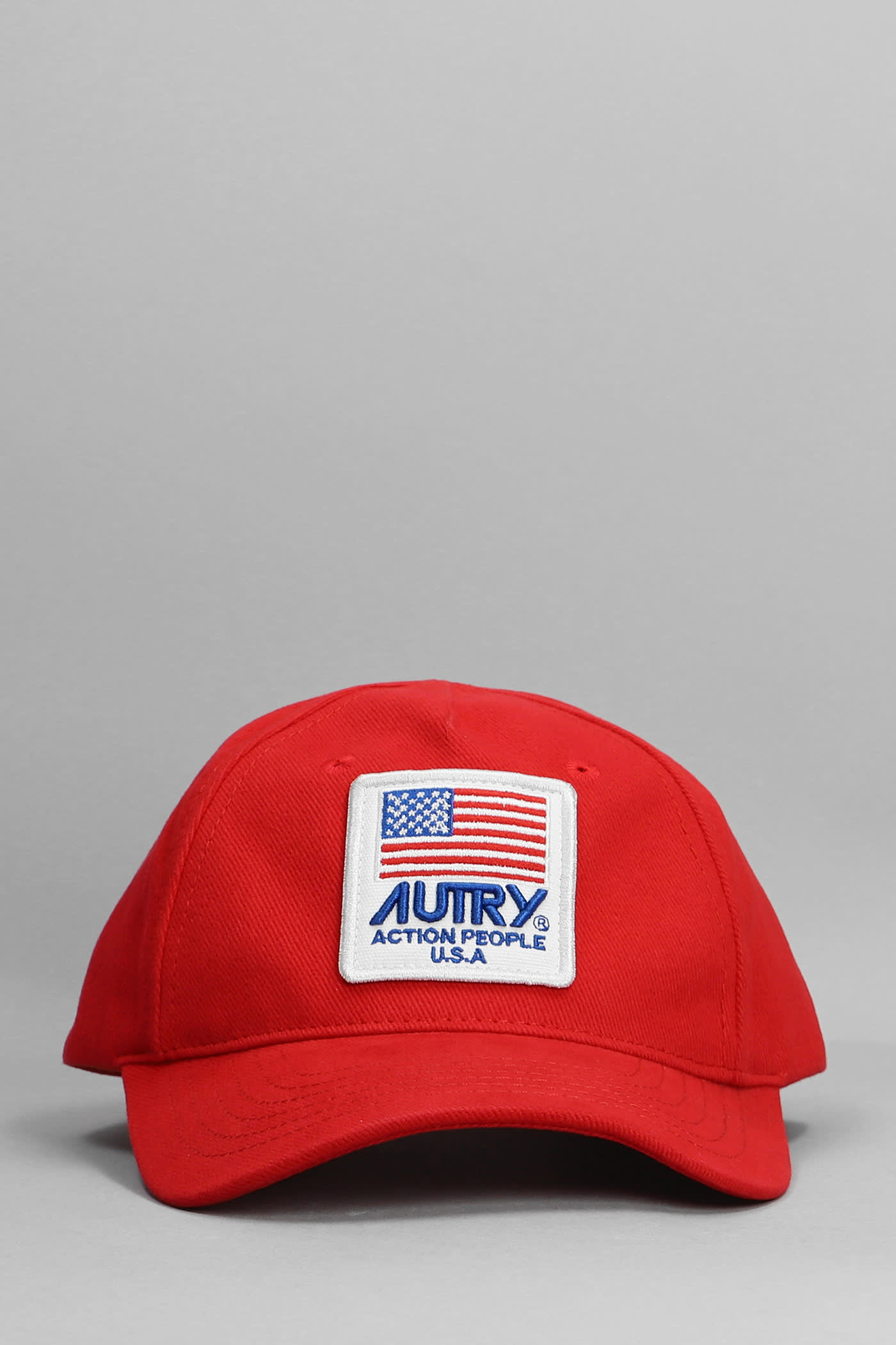 Autry Hats In Red Cotton