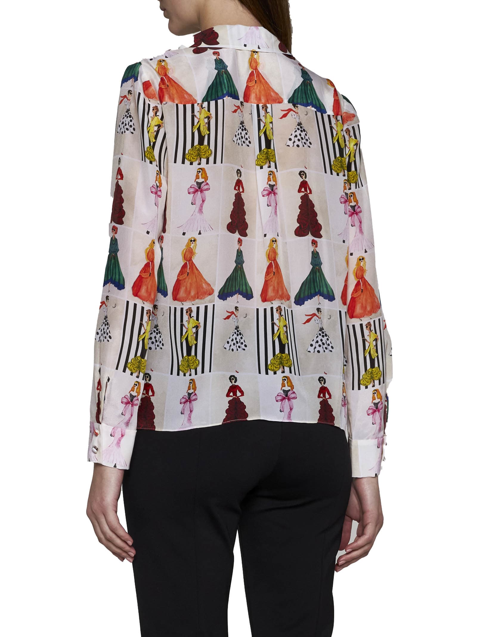 Shop Alice And Olivia Shirt In Romantic Stace