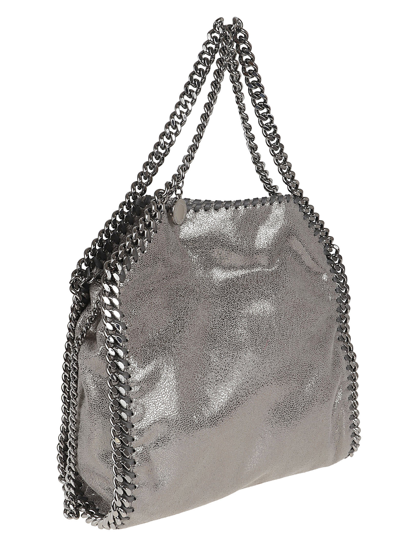 Stella Mccartney Mini Tote Falabella In Silver