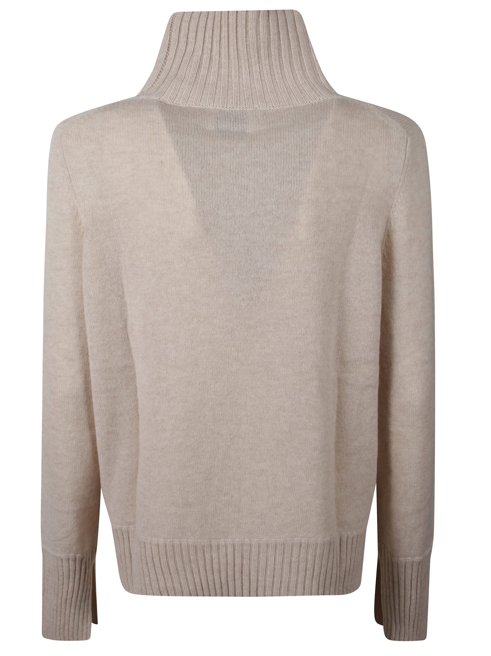 Allude Cashmere Turtleneck In Neutral