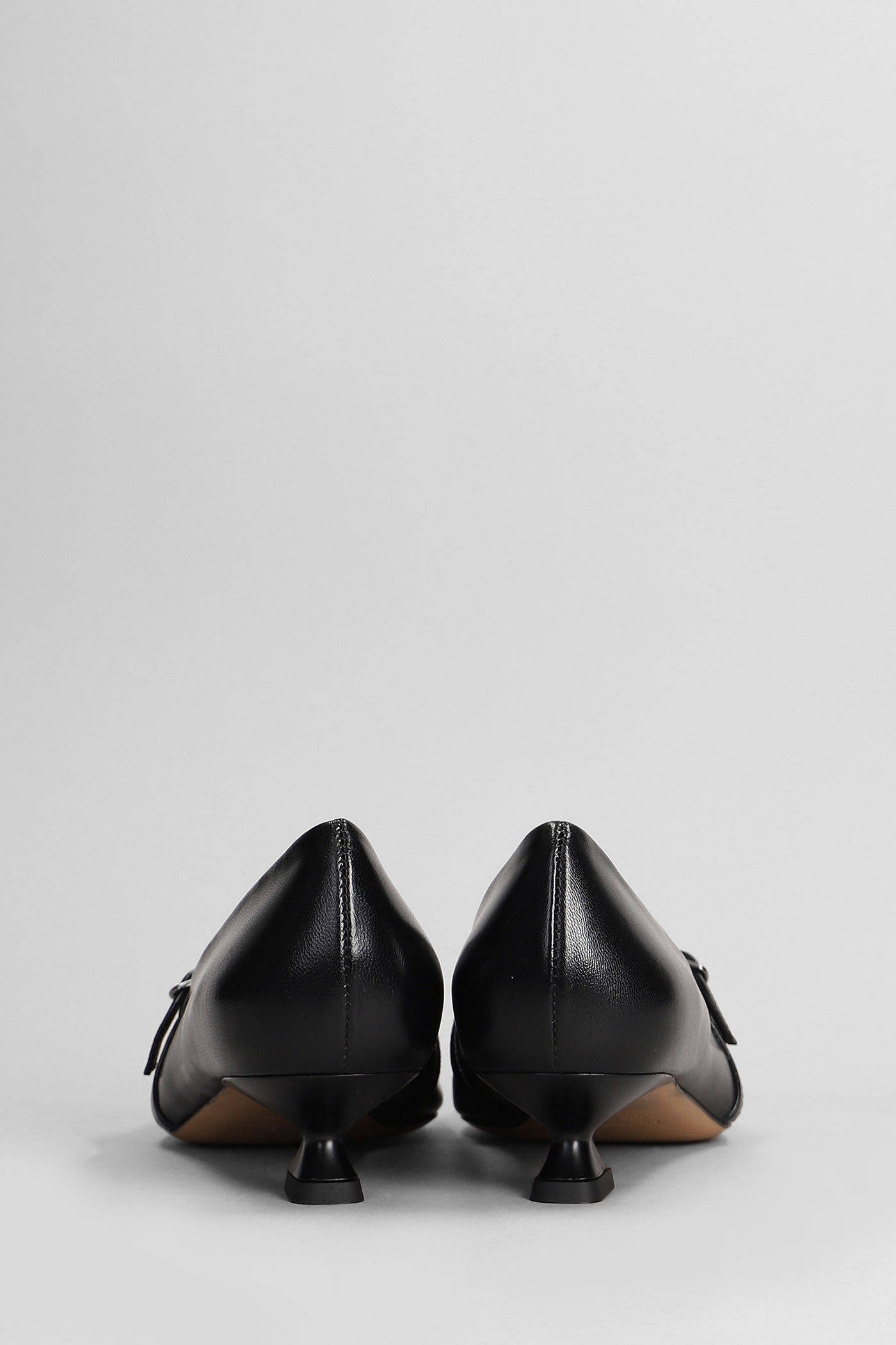 Shop The Seller Pumps In Black Leather