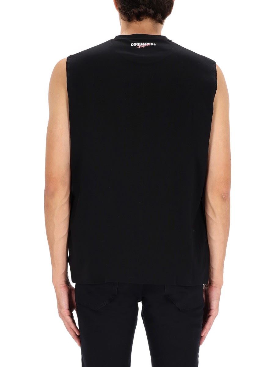 Dsquared2 Cigarette T-shirt In Black