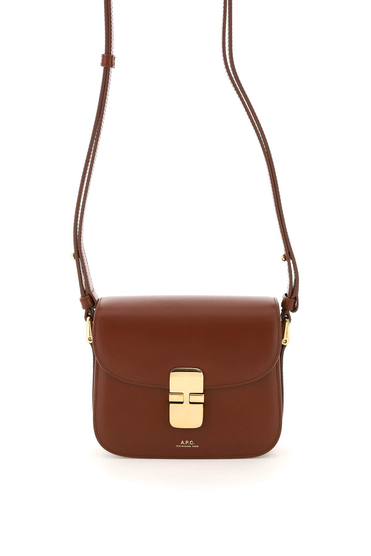 Shop Apc Grace Mini Bag In Noisette (brown)