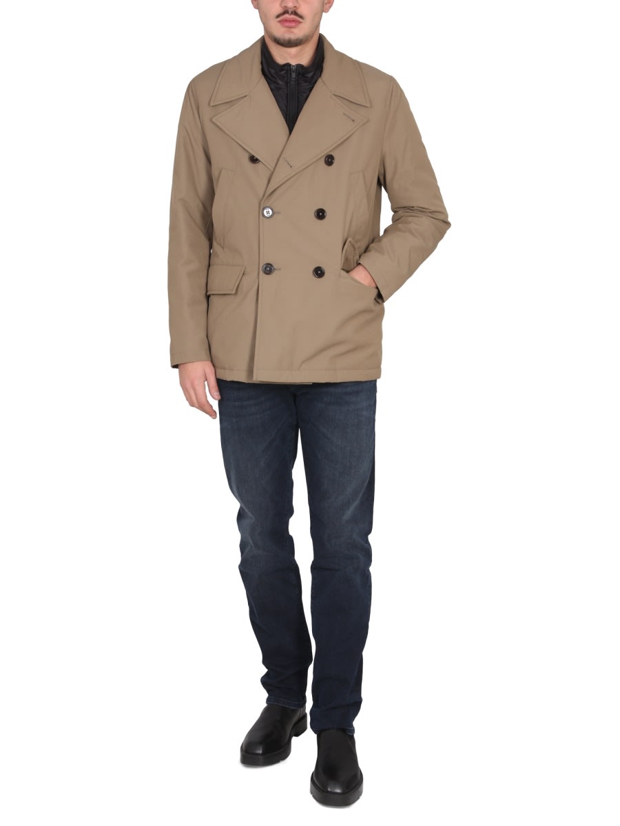 Fay Peacot Double Front Trenches And Coats In Beige