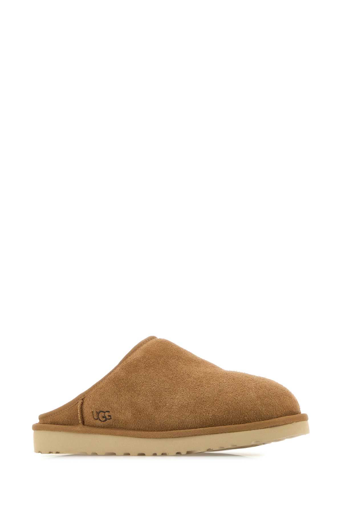 Ugg Camel Suede Classic Slippers In Brown