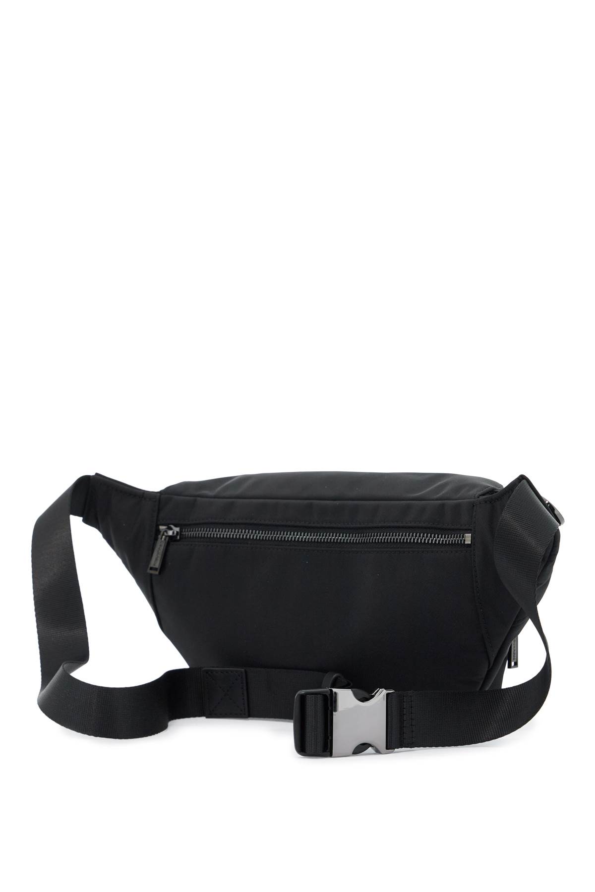 Dsquared2 Logo-embossed Canvas Belt Bag In Nero (black)