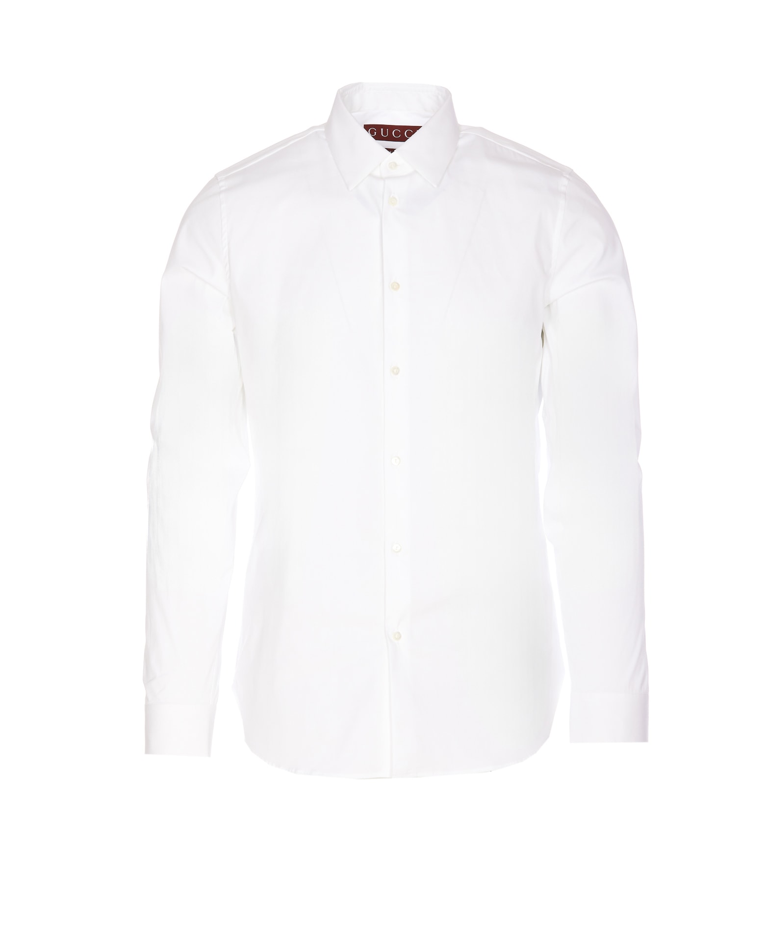 Shop Gucci Stretch Shirt In White