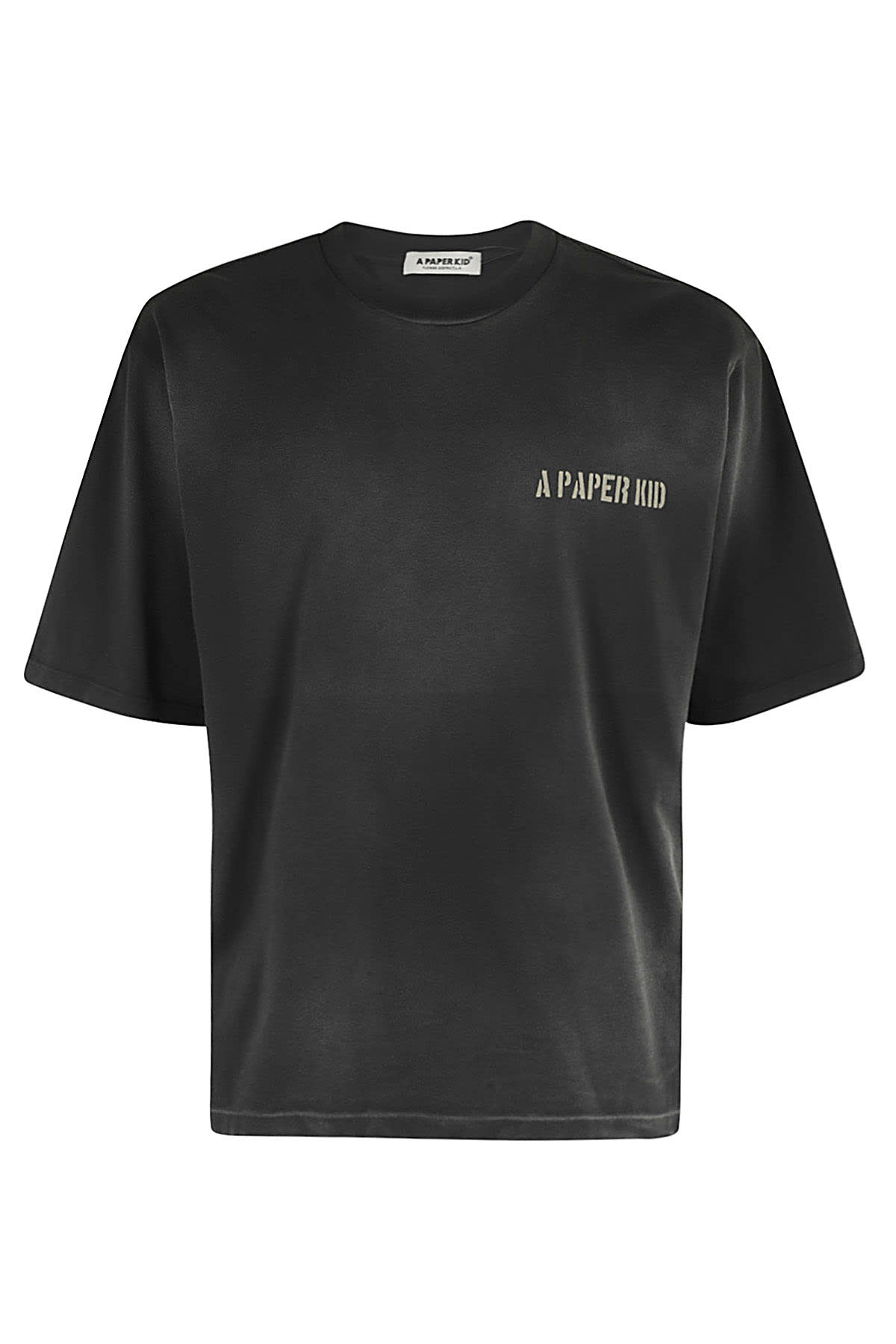 Shop A Paper Kid T Shirt In Nero