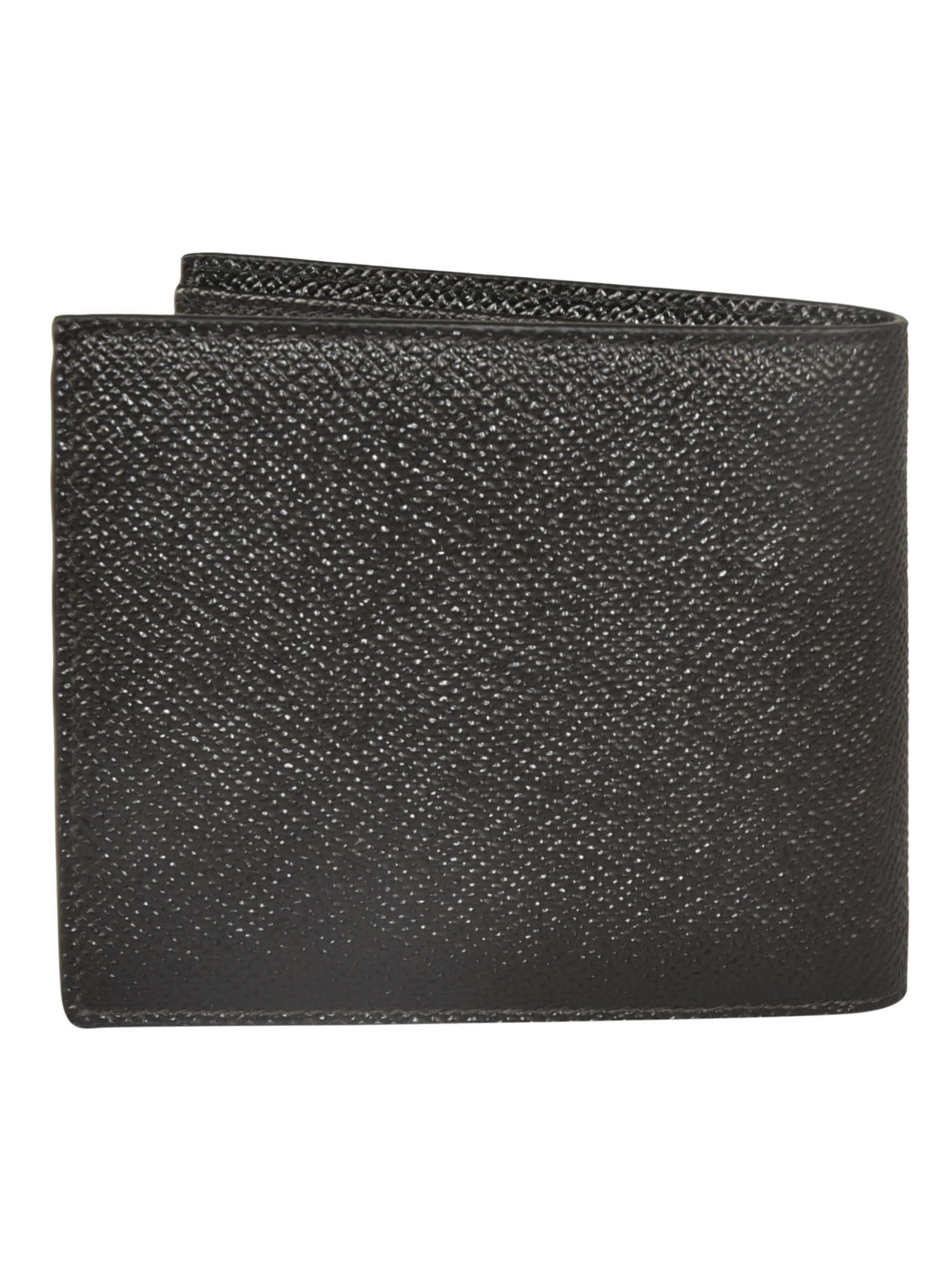 Shop Dolce & Gabbana Logo Plaque Bifold Wallet In Black