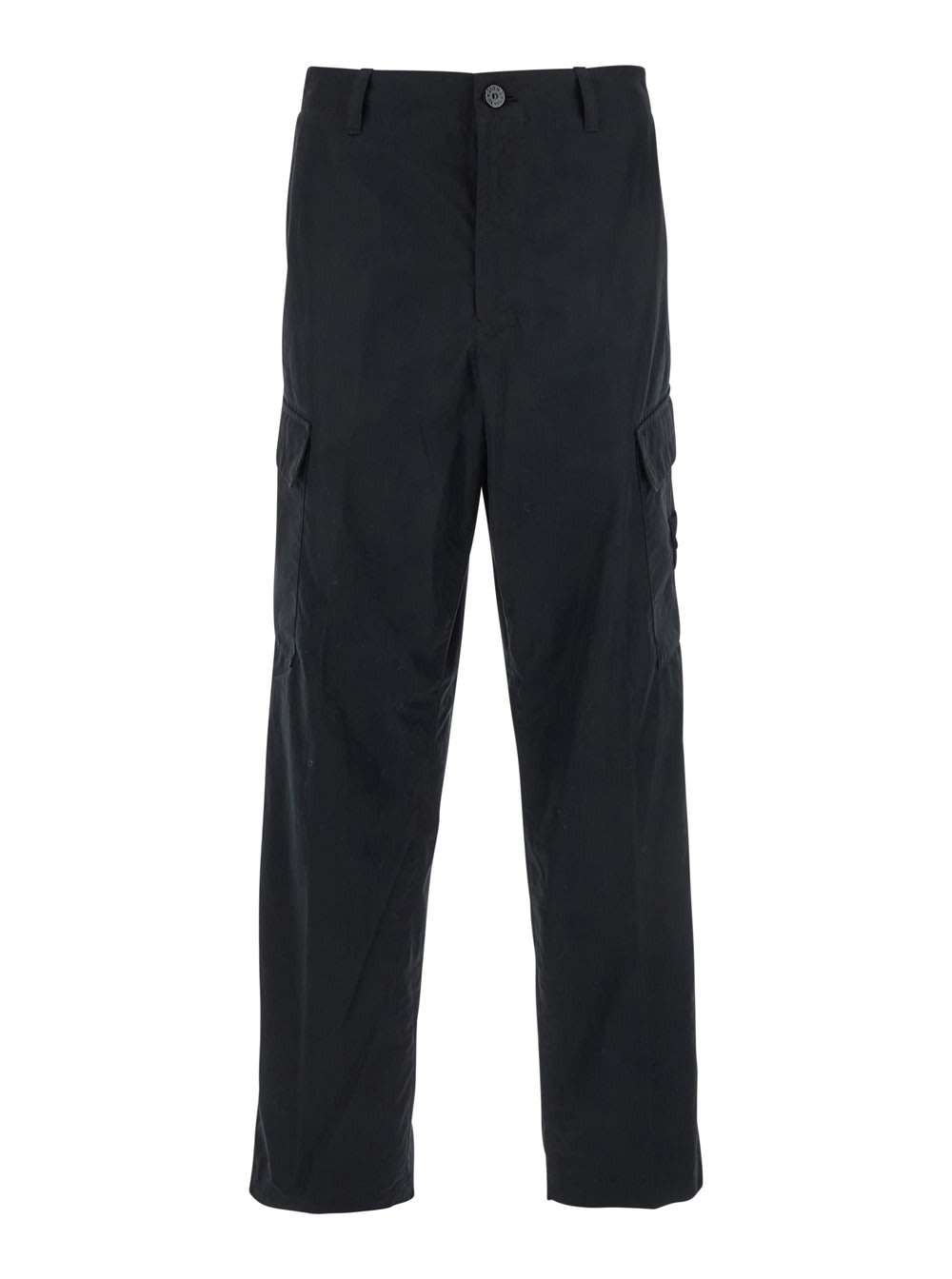 Stone Island Trousers In Black