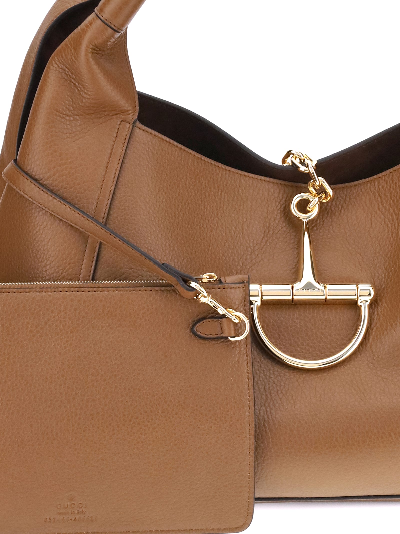 Gucci Softbit Maxi Shoulder Bag In Yellow