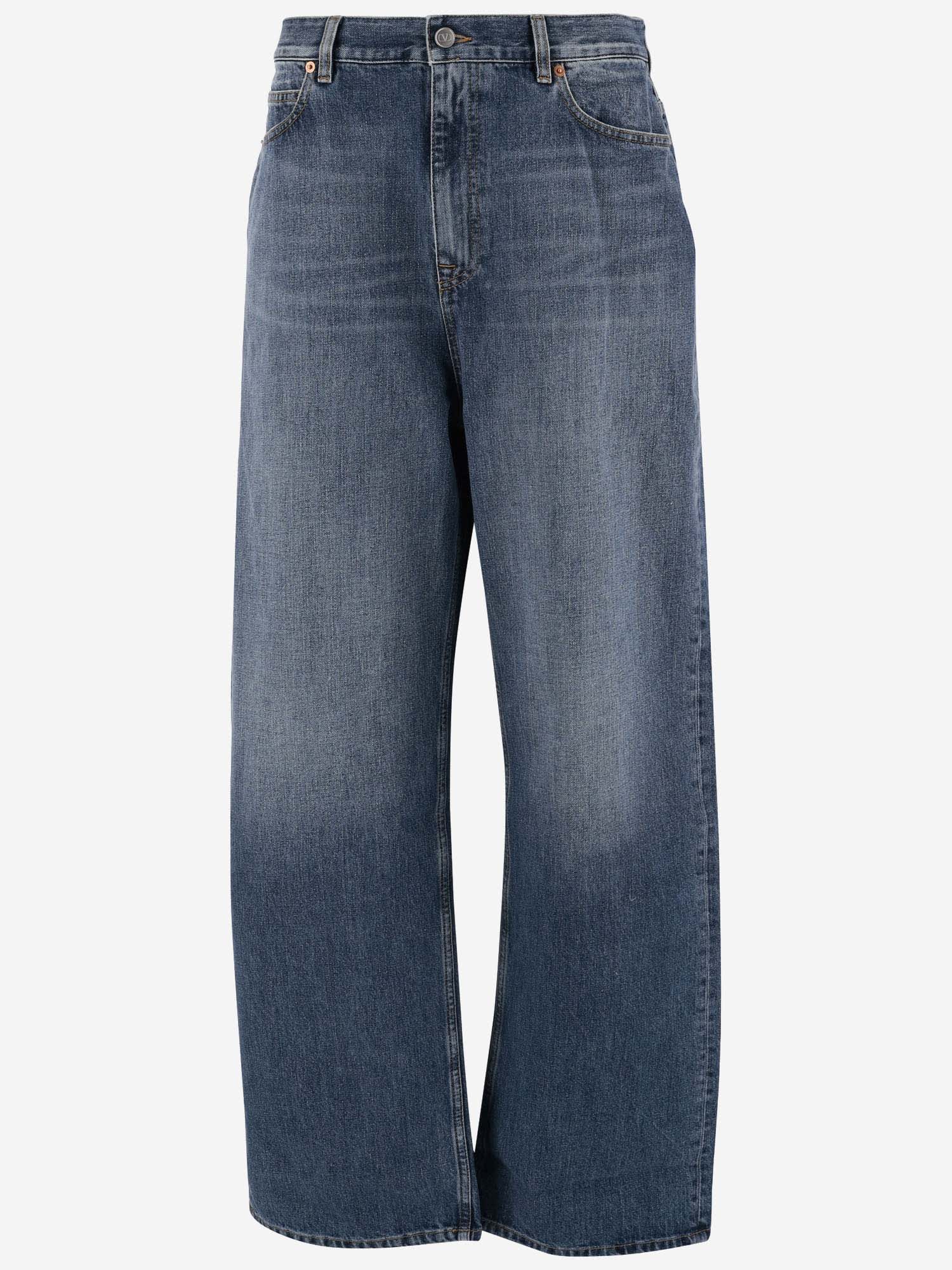 Valentino Cotton Denim Jeans