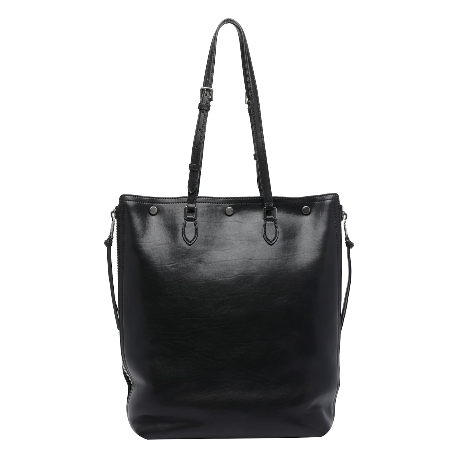 Dolce & Gabbana Versatile Leather Tote Bag With Adjustable Straps