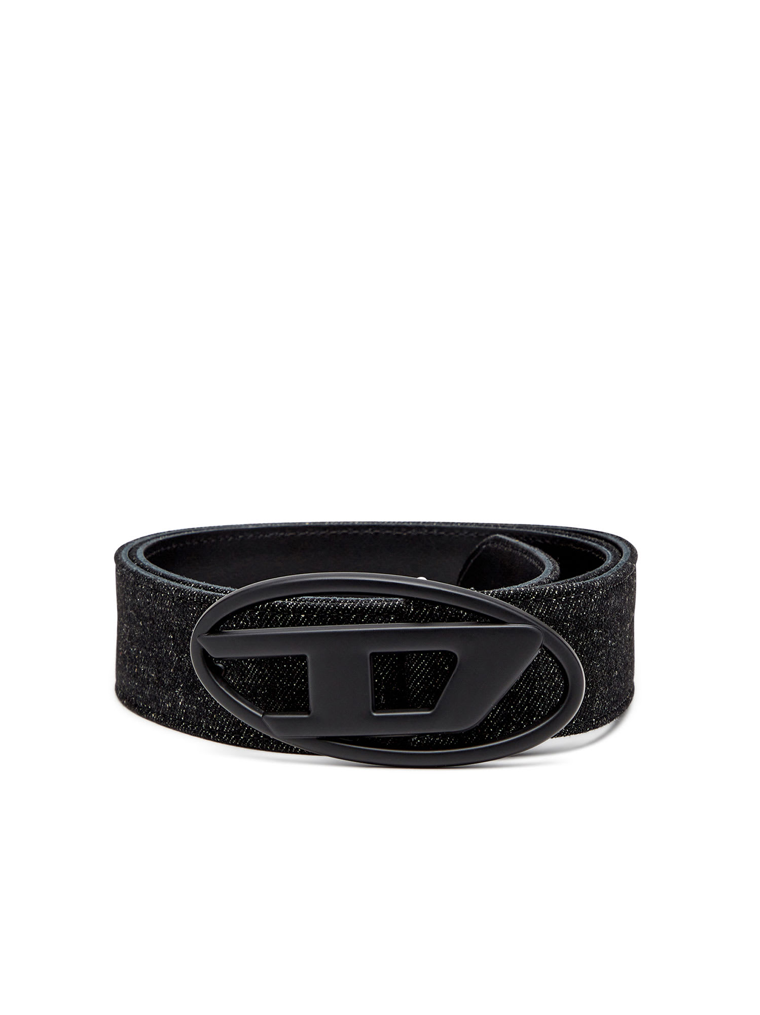 Diesel Denim Belt In Black