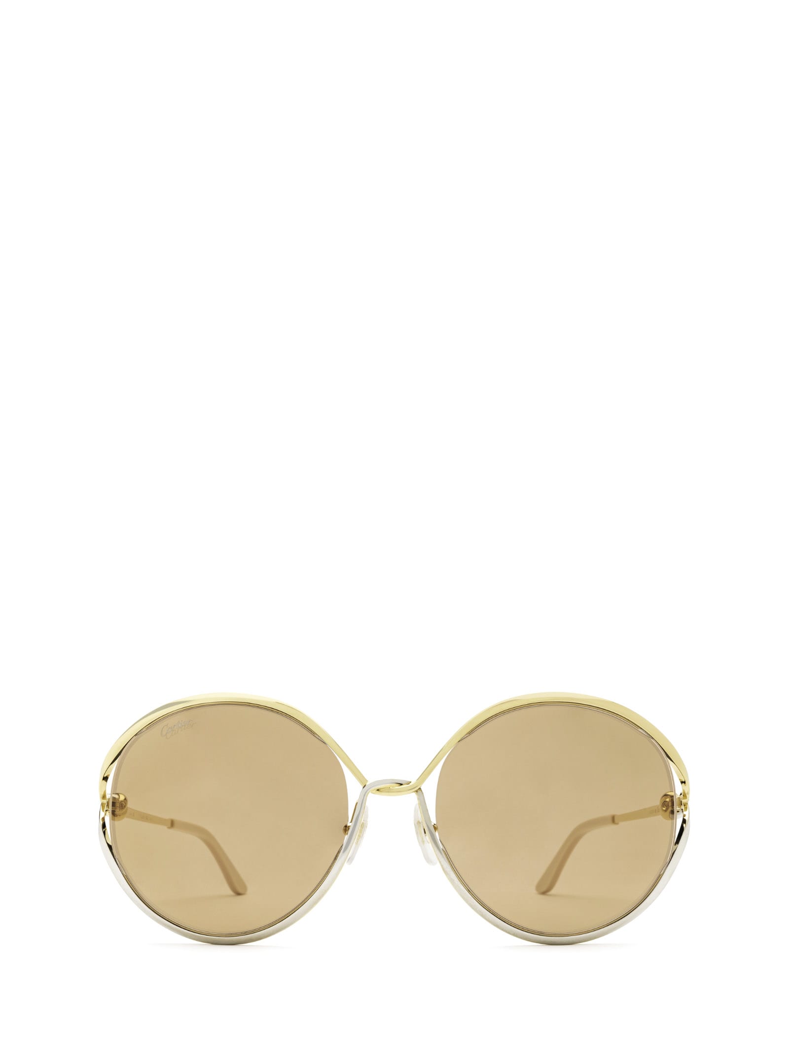 Cartier Eyewear Cartier Ct0226s Gold Sunglasses