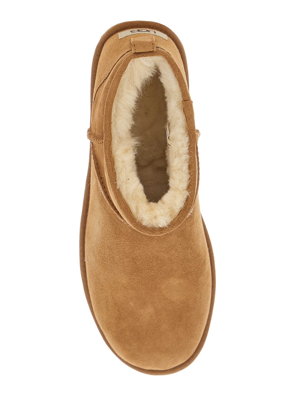 Ugg Brown 'ultra Mini' Boots In Multi