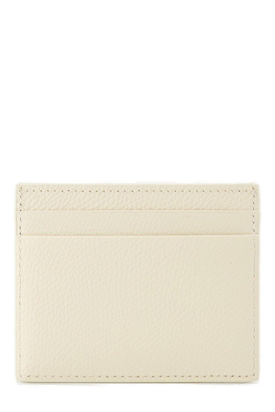 Valentino V Logo Card Holder In White