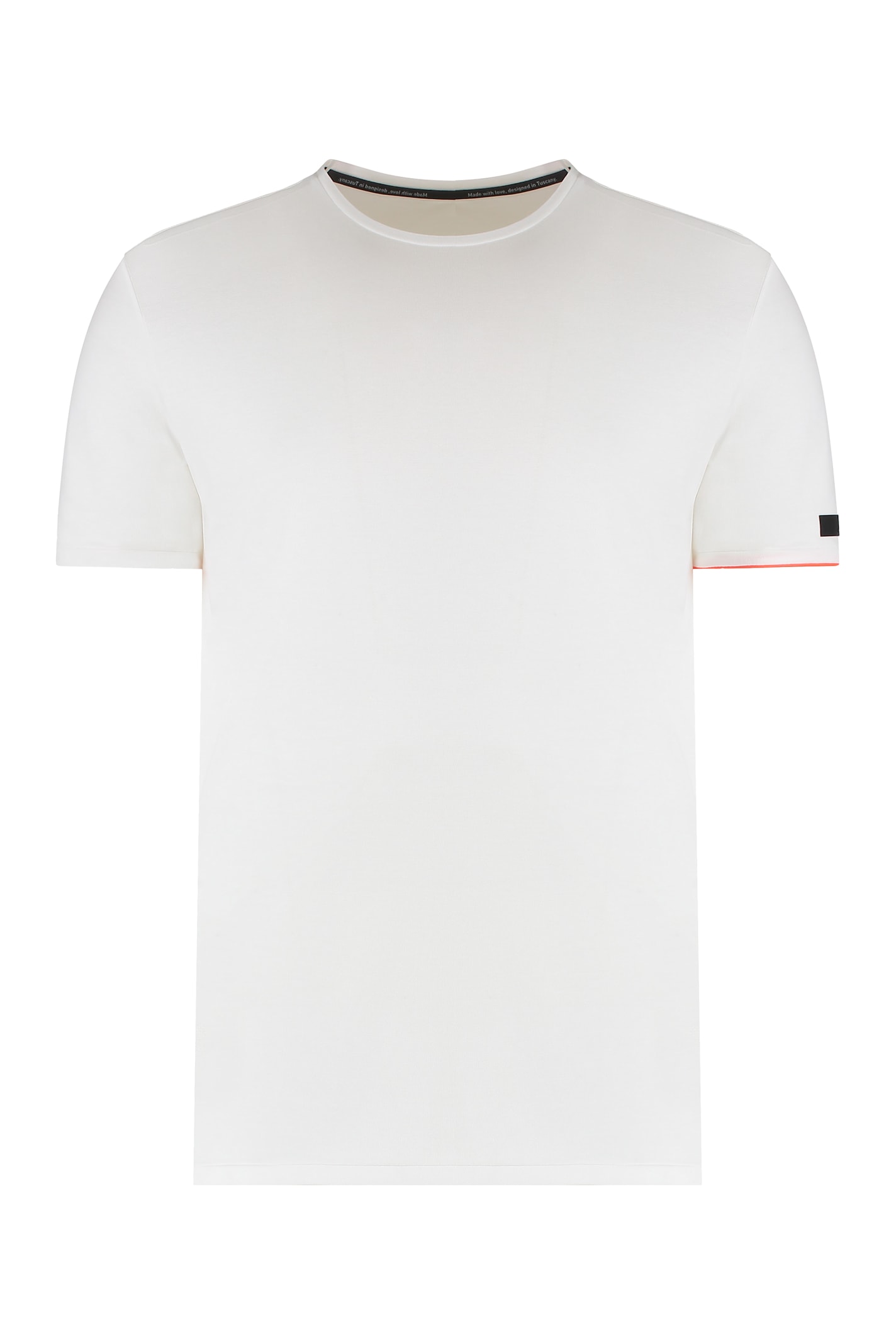Cotton Blend Crew-neck T-shirt