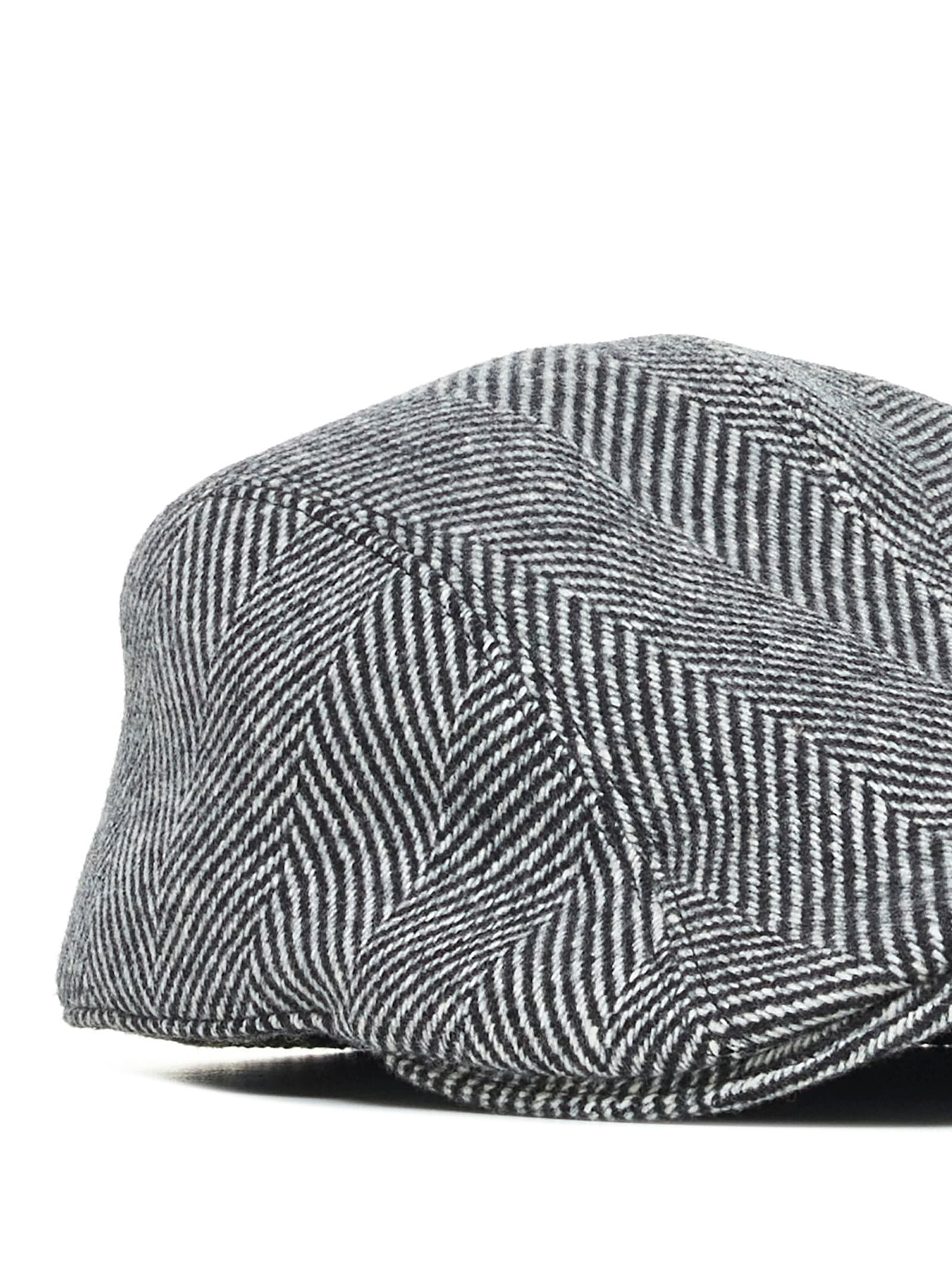 Shop Brunello Cucinelli Hat In Grigio+rosso