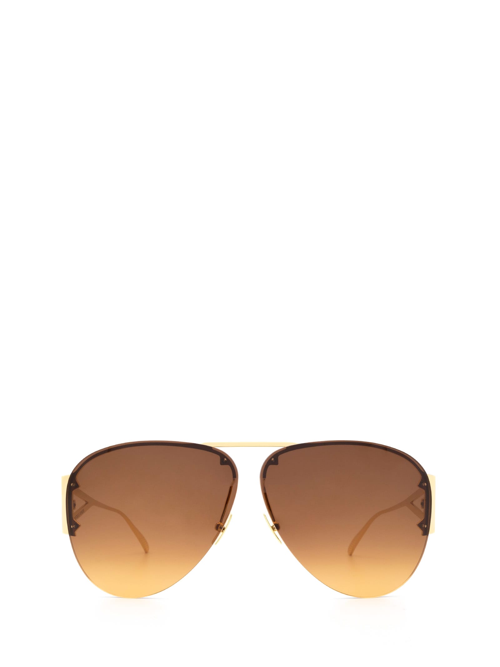 Bottega Veneta Bv1065s Gold Sunglasses