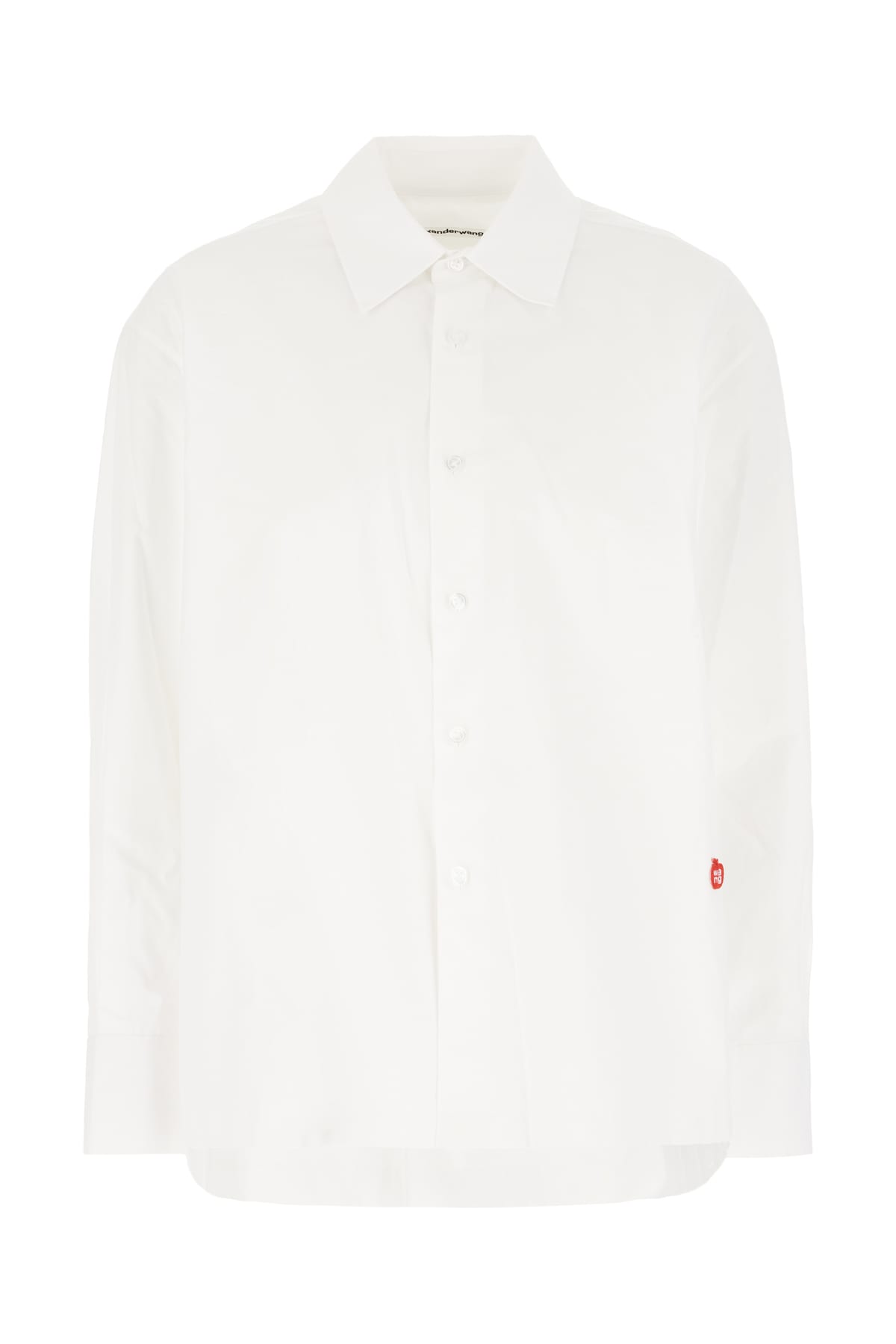 Alexander Wang T White Poplin Oversize Shirt