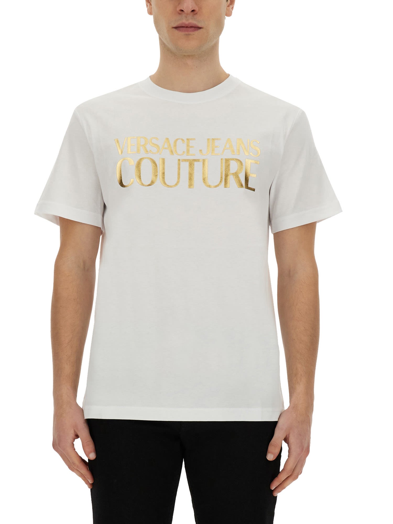VERSACE JEANS COUTURE T-SHIRT WITH LOGO