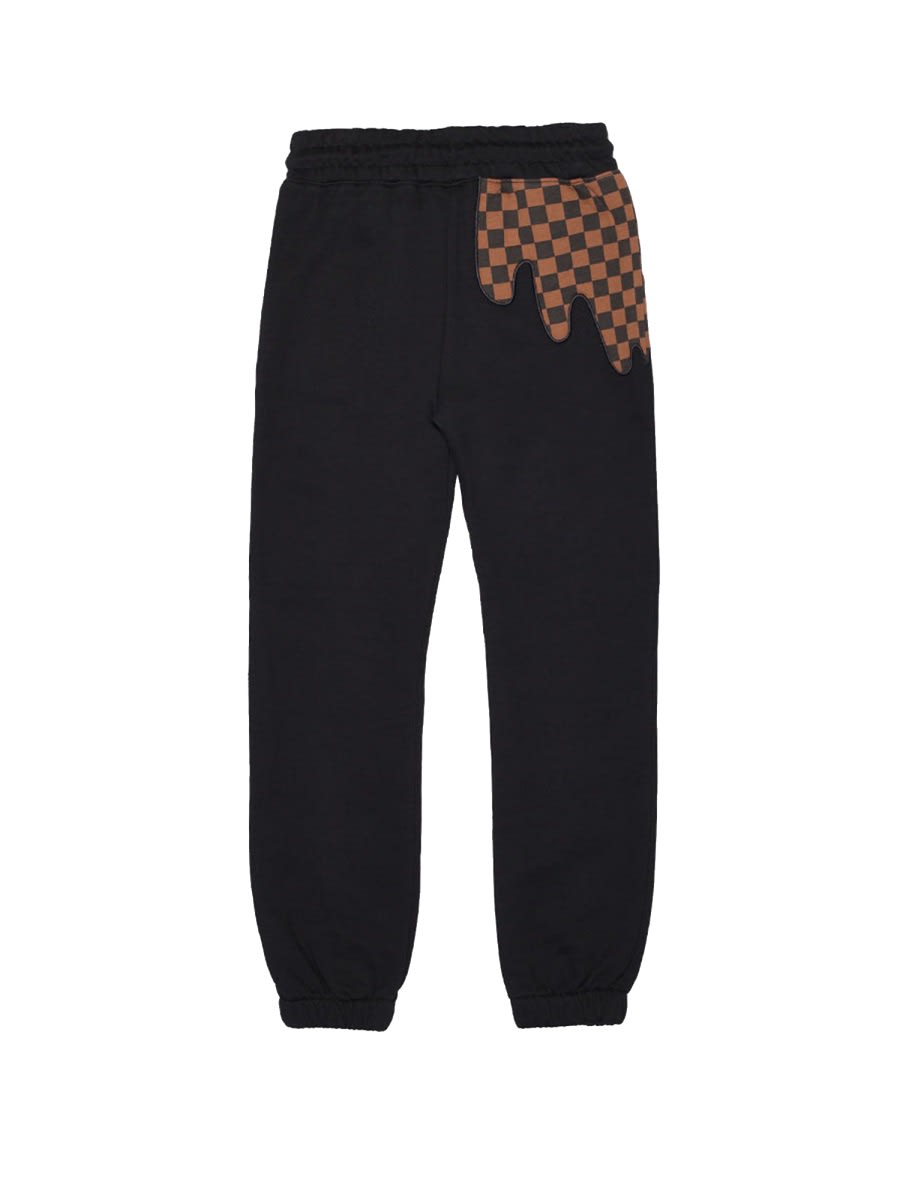 Sprayground Pants With Logo In Black