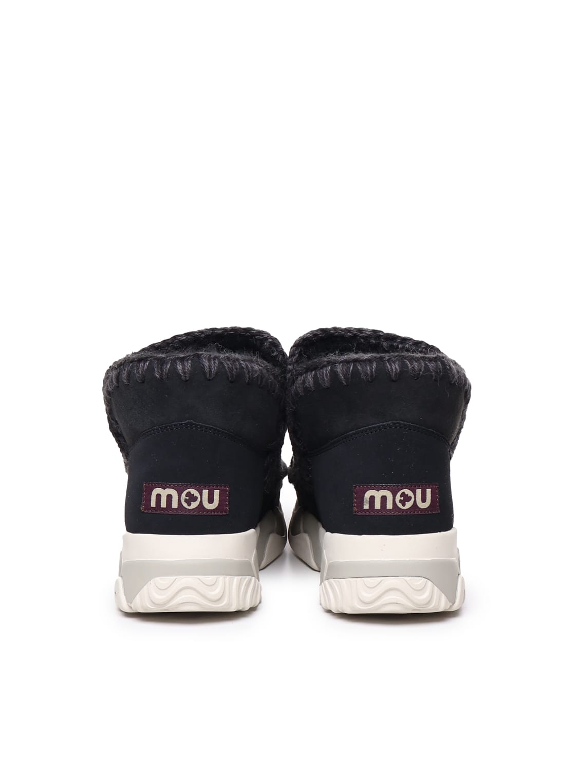 Shop Mou Eskimo Trainer Boots In Black