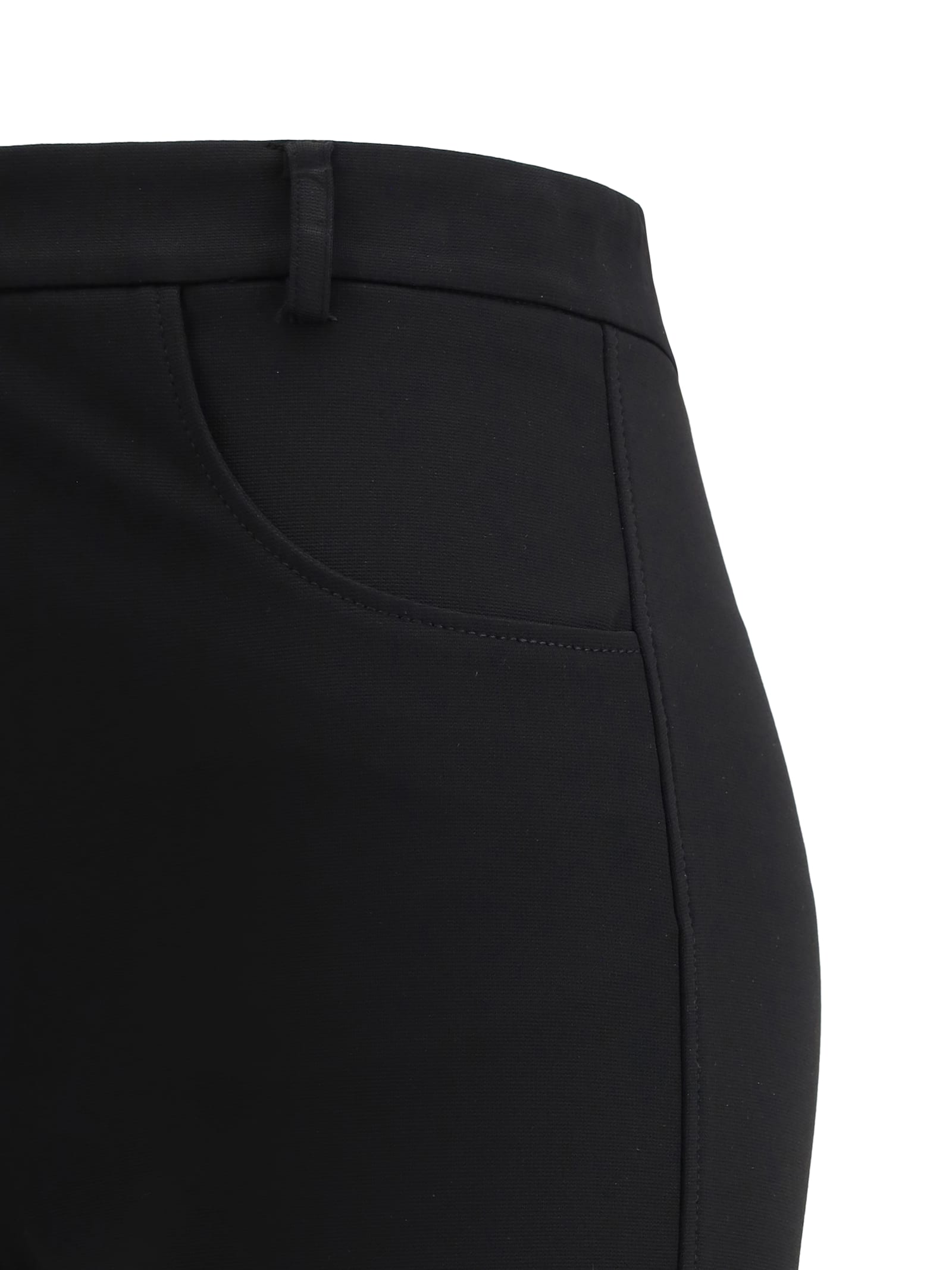 The Andamane Boot-cut Pants In Black