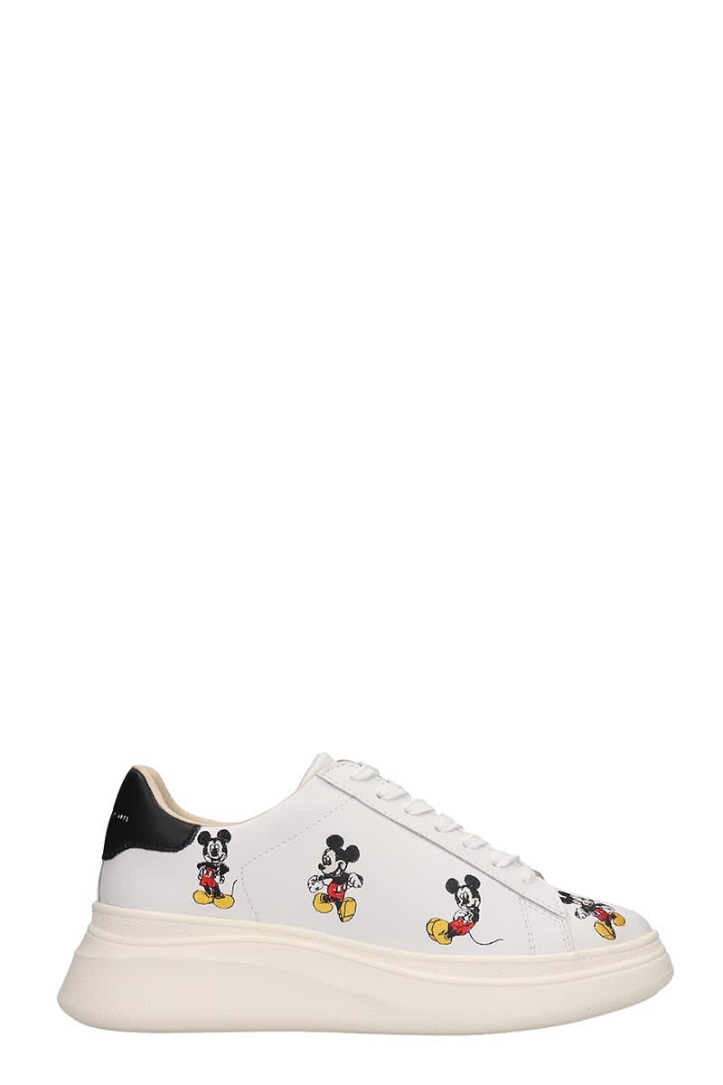 M.o.a. Master Of Arts SNEAKERS IN WHITE LEATHER