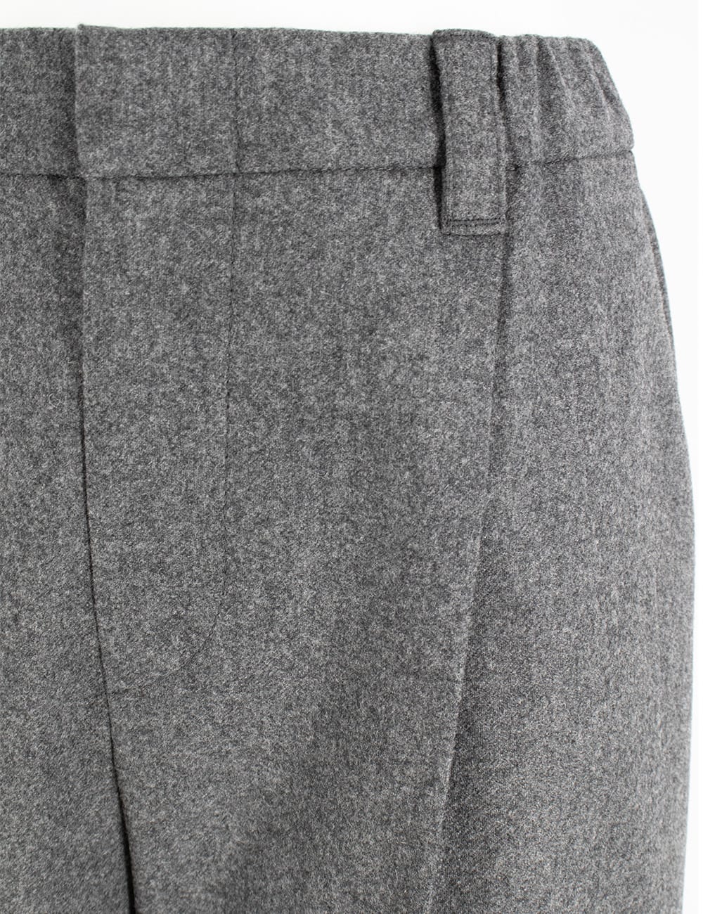 Shop Brunello Cucinelli Trousers In Grigio Scuro