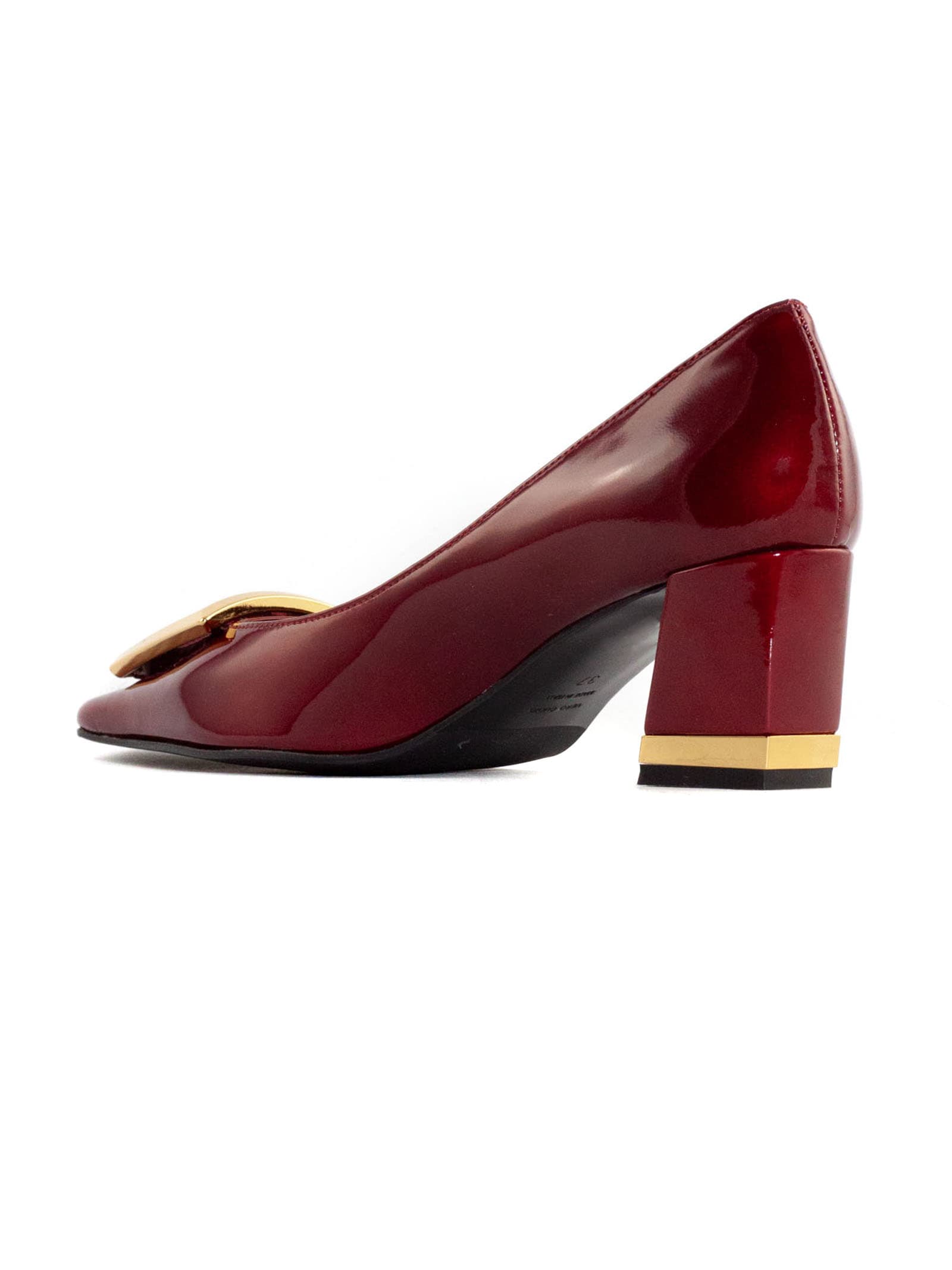 Shop Roberto Festa Red Patent Leather Bricis Pumps