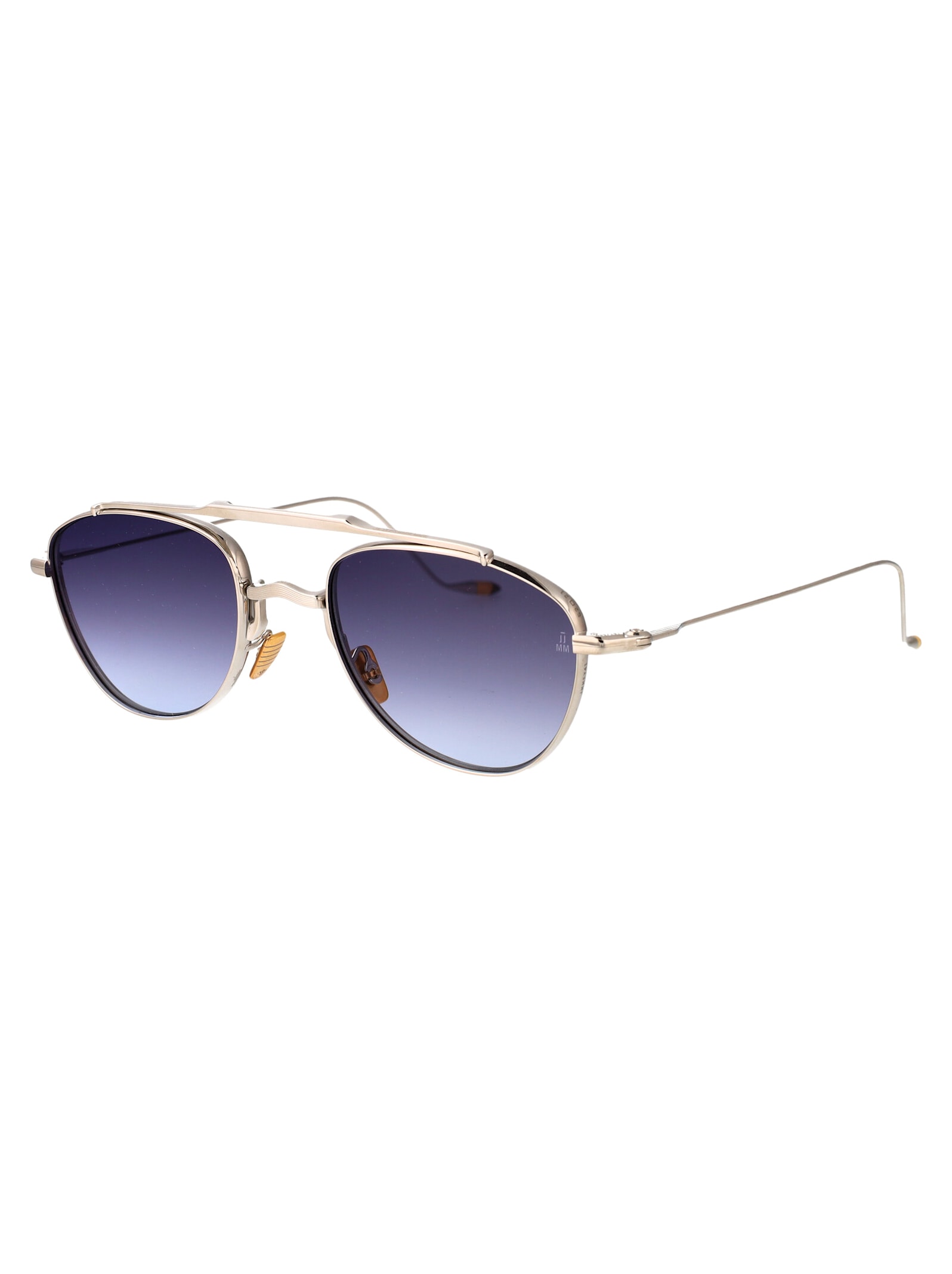 Shop Jacques Marie Mage Flynn Sunglasses In Silver