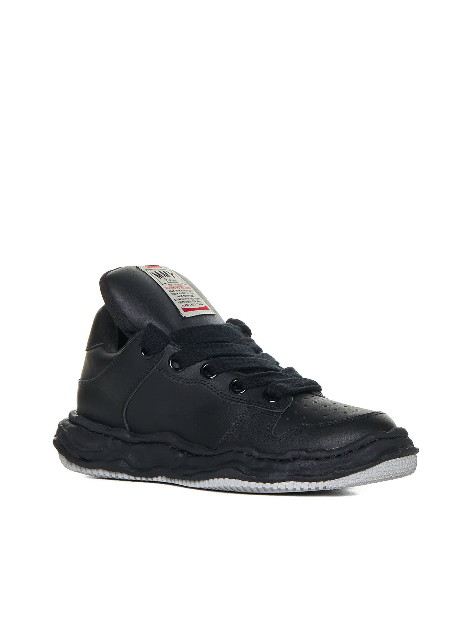 Shop Miharayasuhiro Sneakers In Blk/blk