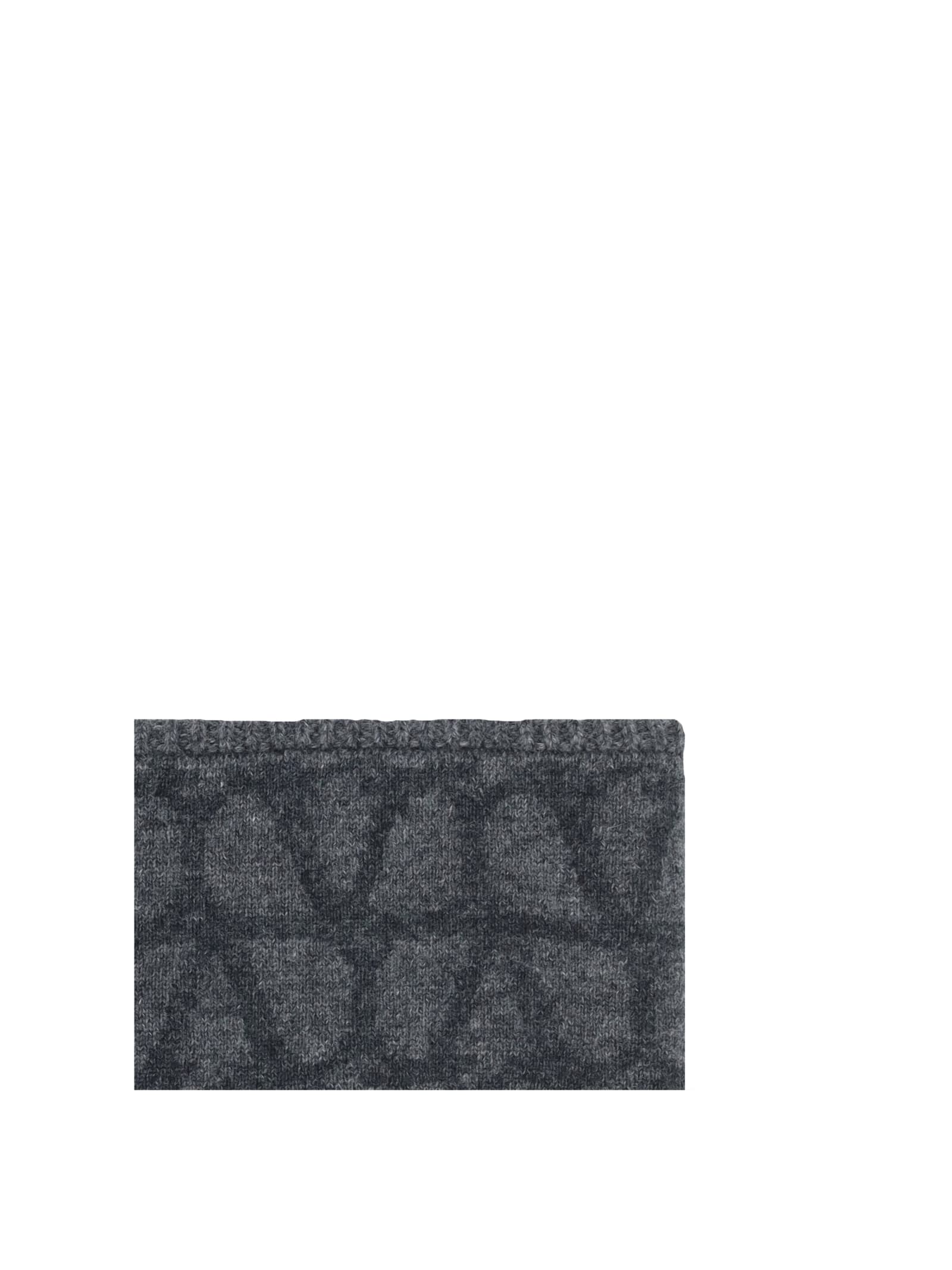 Shop Valentino Headband In Grigio Melange/antracite