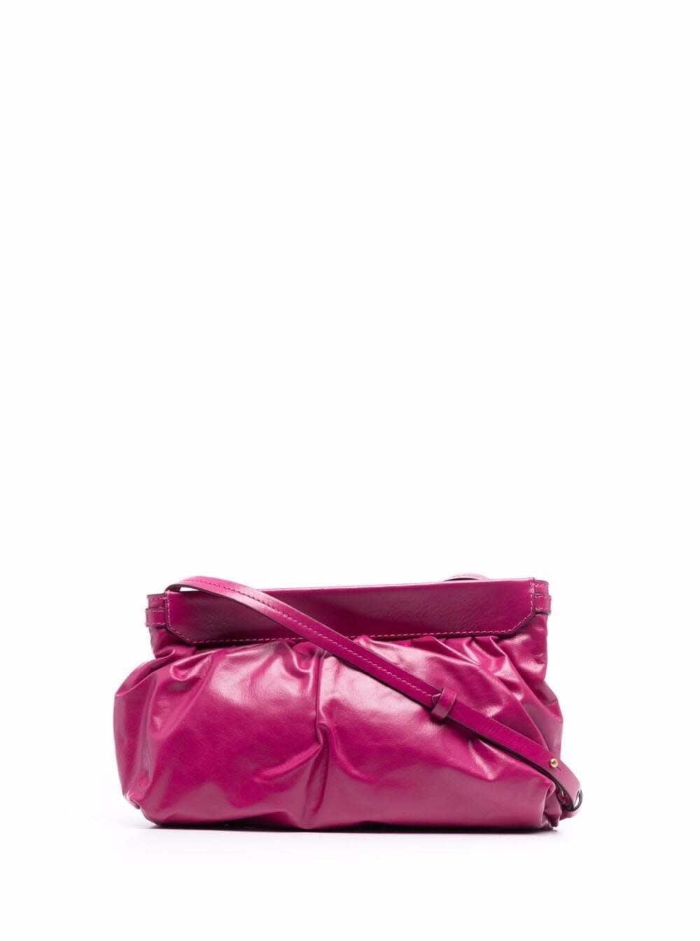 Isabel Marant Étoile Luzes Crossbody Bag In Pink Leather