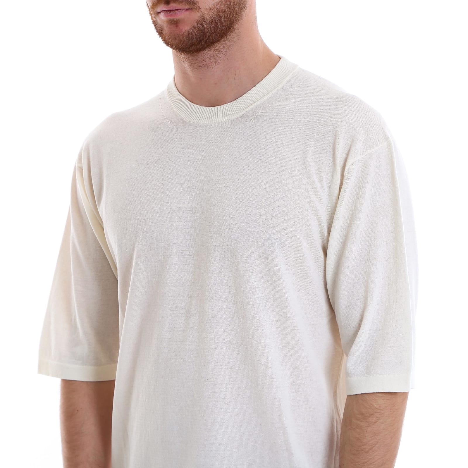 Shop Roberto Collina Nuur T-shirt In White