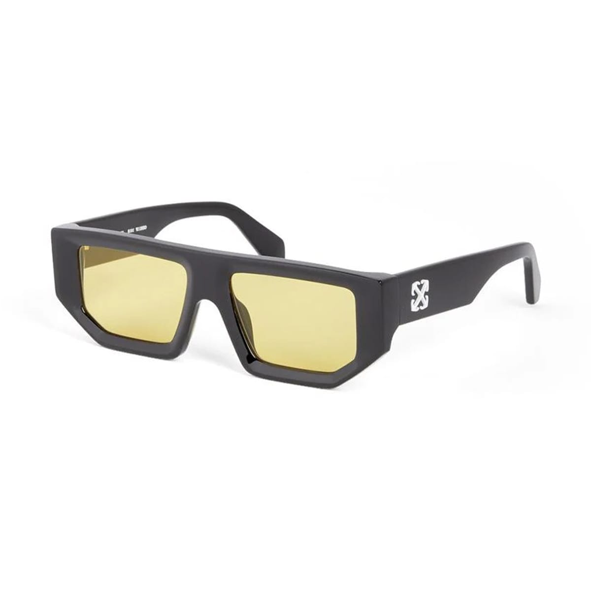 OFF-WHITE OFF-WHITE OERI13F VANCOUVER 1018 BLACK YELLOW SUNGLASSES 