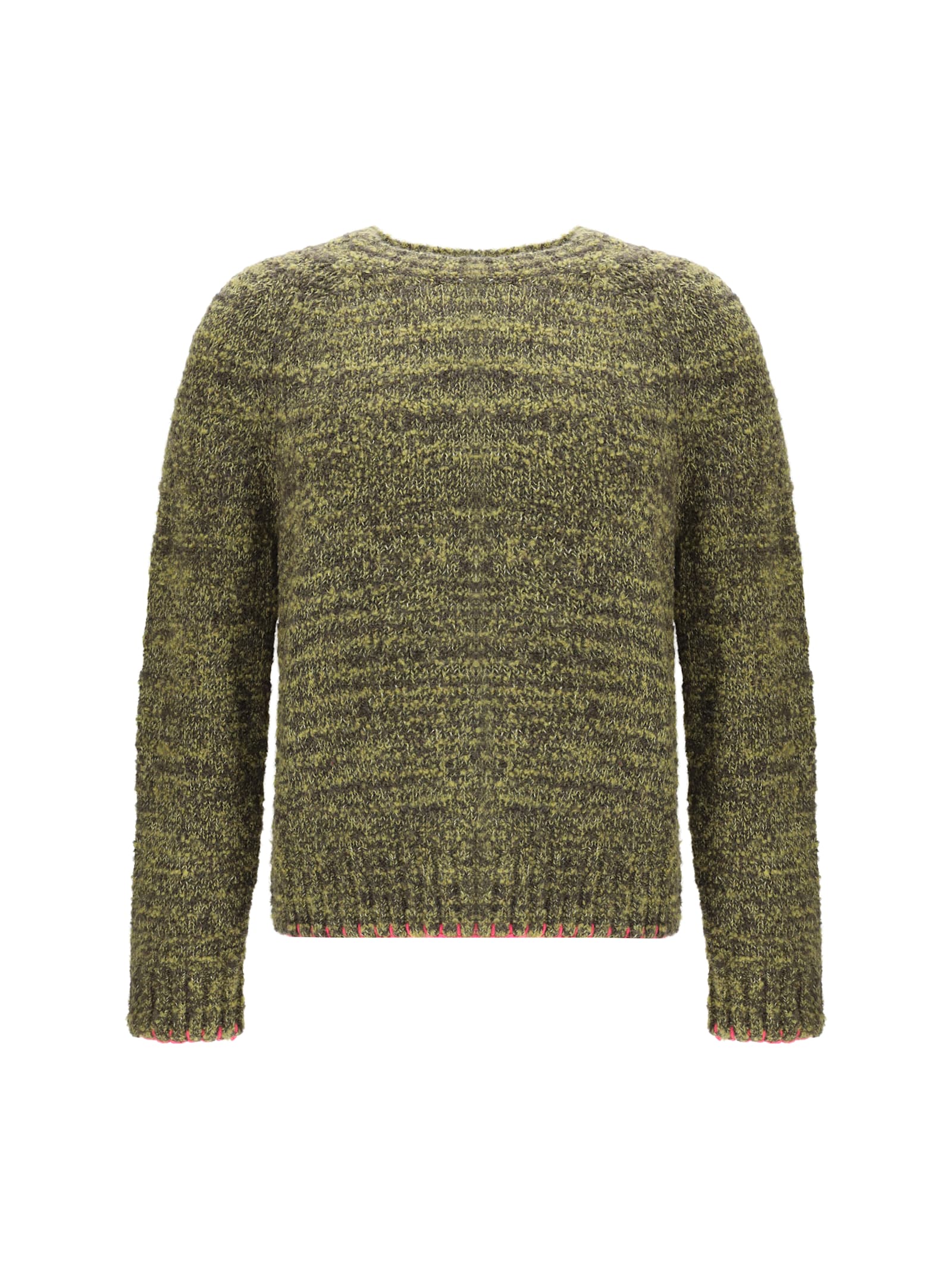 Sunflower Frederik Contrast Sweater In Green